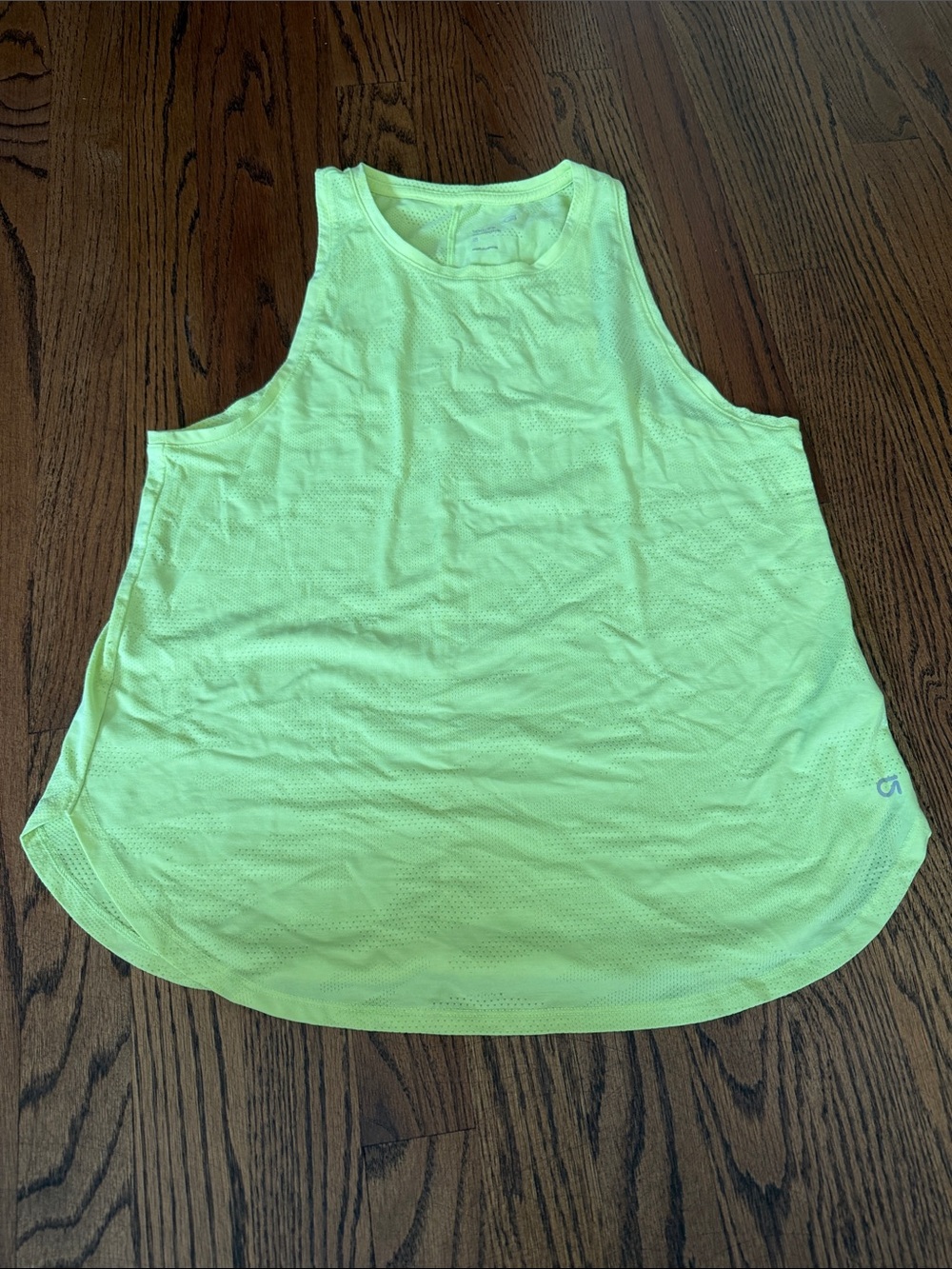 GAP WORN x1 Women’s Neon Yellow Athletic Tank Top size Small